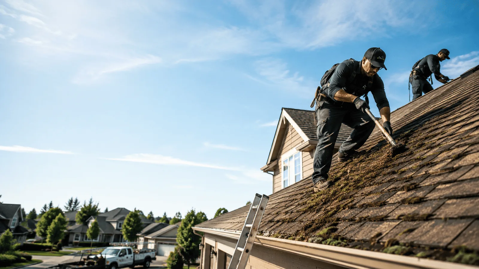 Roof Moss Removal in Hopkins, MI near me